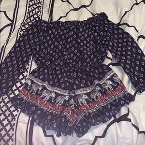 Live 4 Truth Long Sleeve Elephant Romper